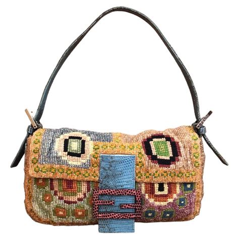 fendi baguette convertible|vintage Fendi beaded baguette.